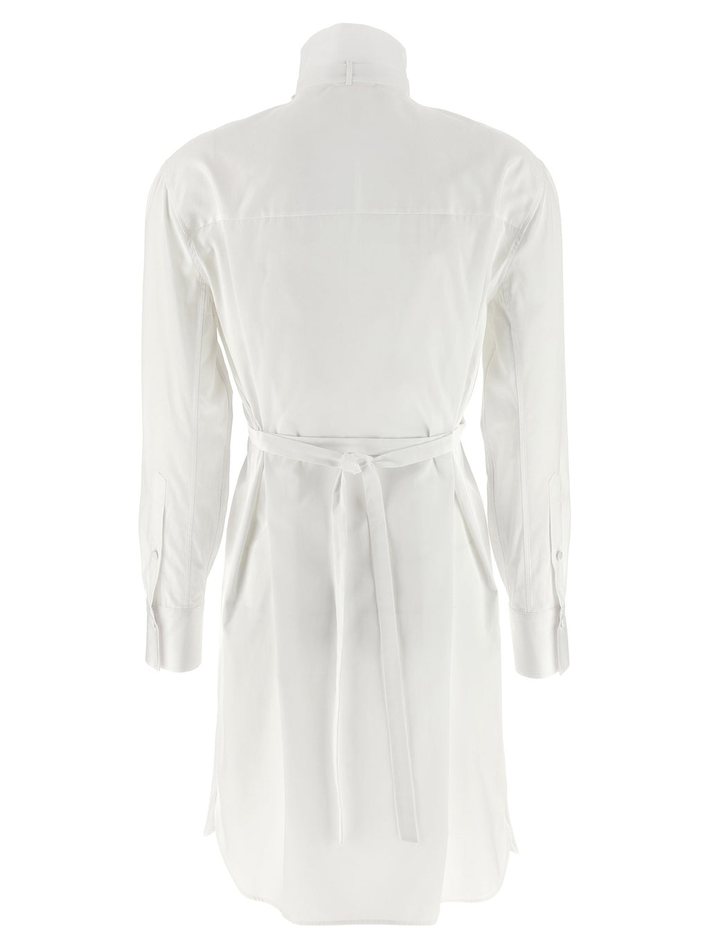 Alexander McQueen | White Cotton Midi Dress