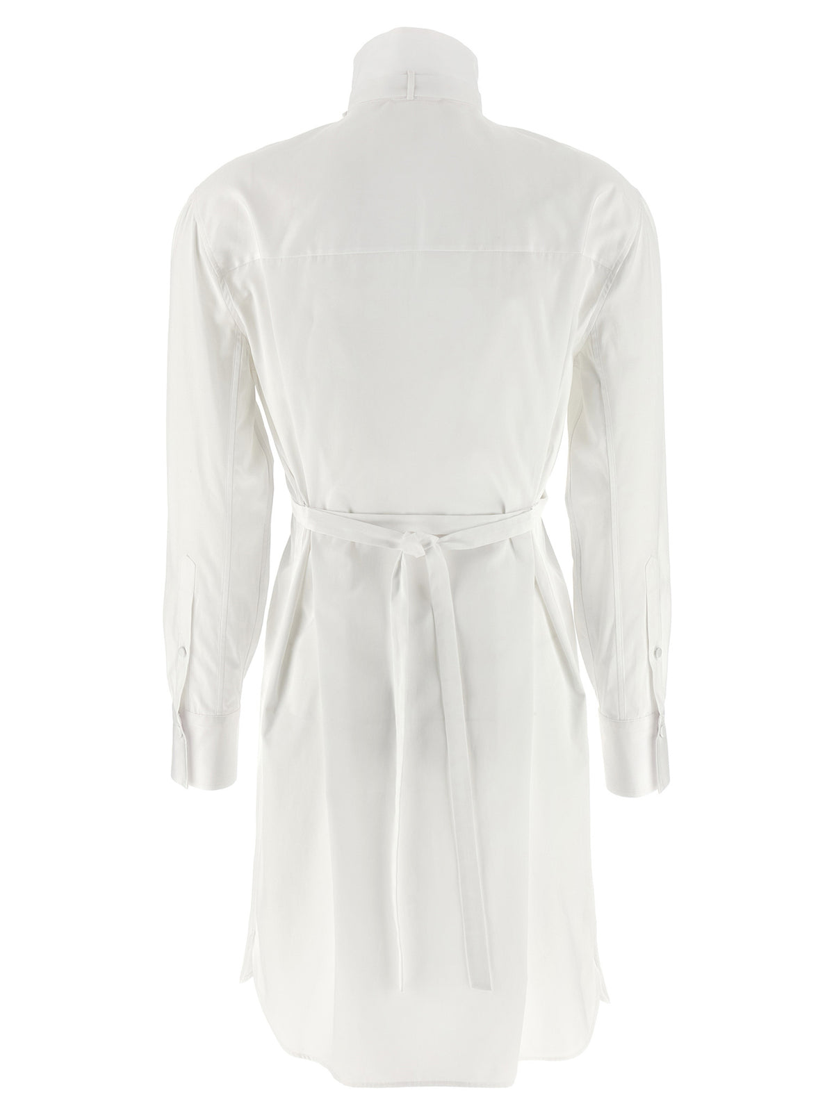 Alexander McQueen | White Cotton Midi Dress
