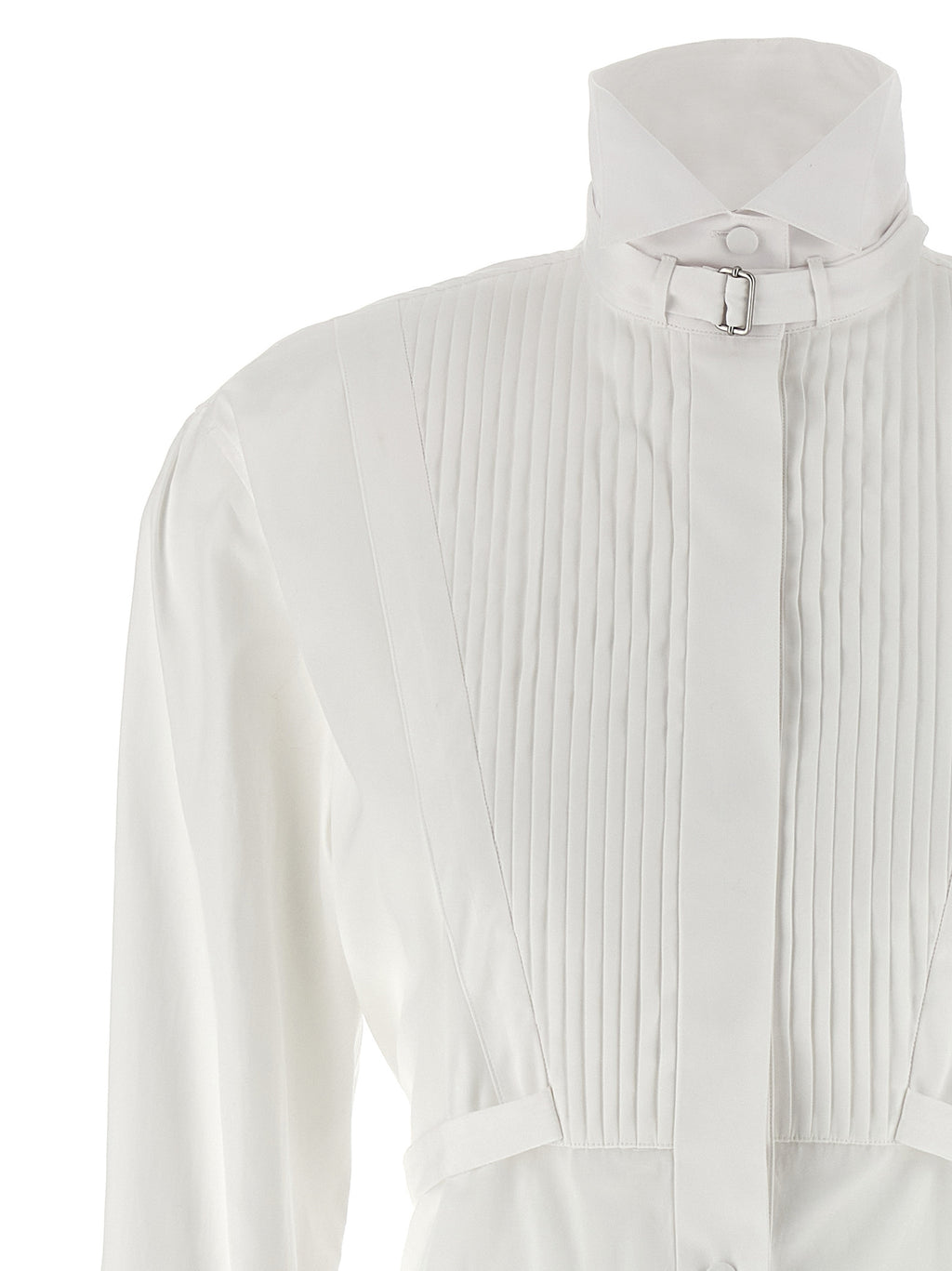 Alexander McQueen | White Cotton Midi Dress