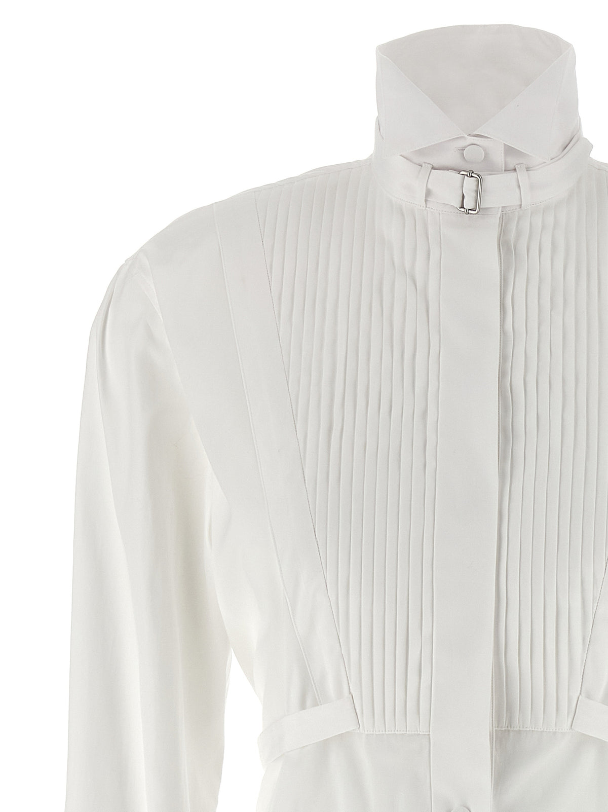 Alexander McQueen | White Cotton Midi Dress