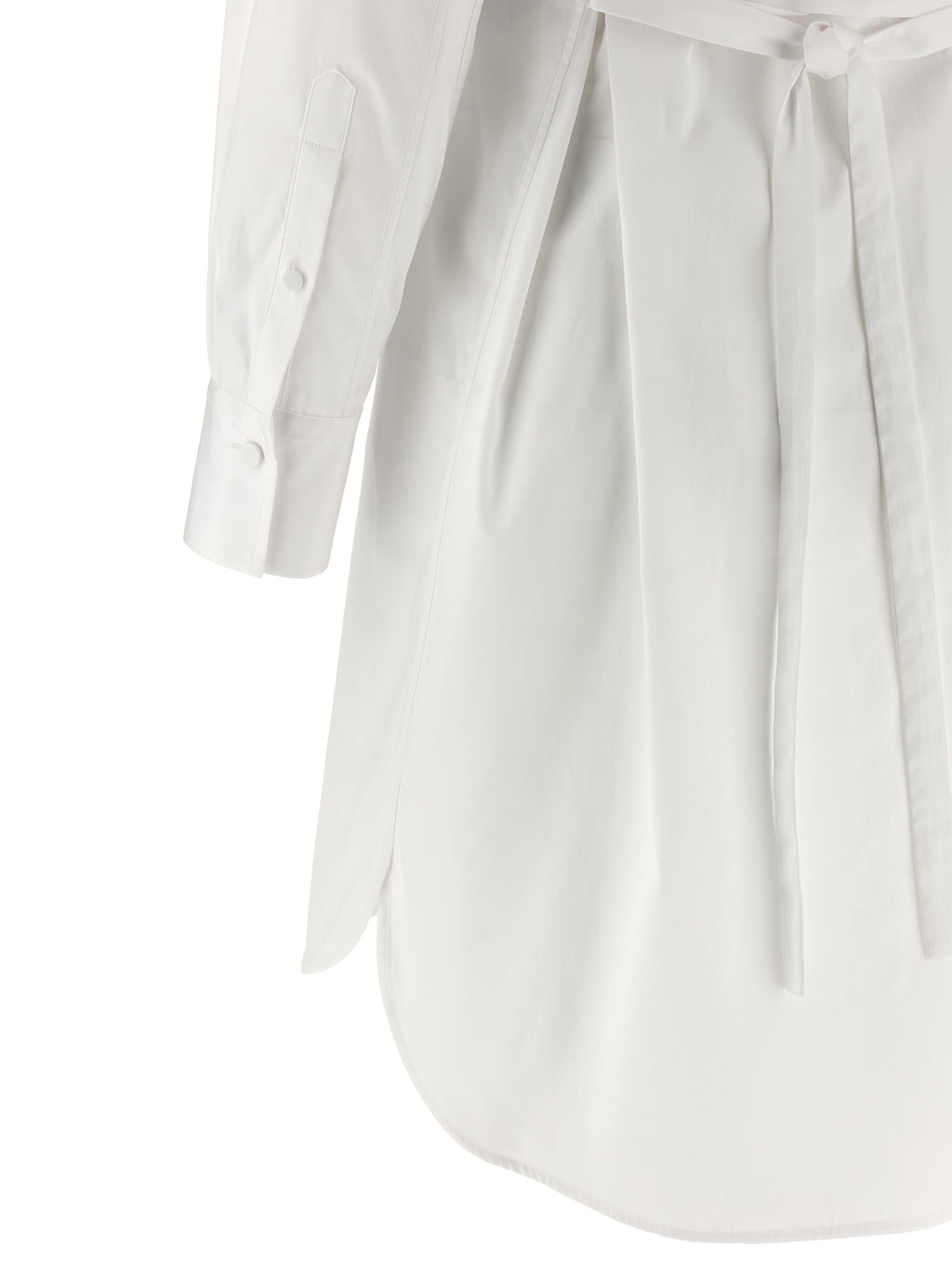 Alexander McQueen | White Cotton Midi Dress