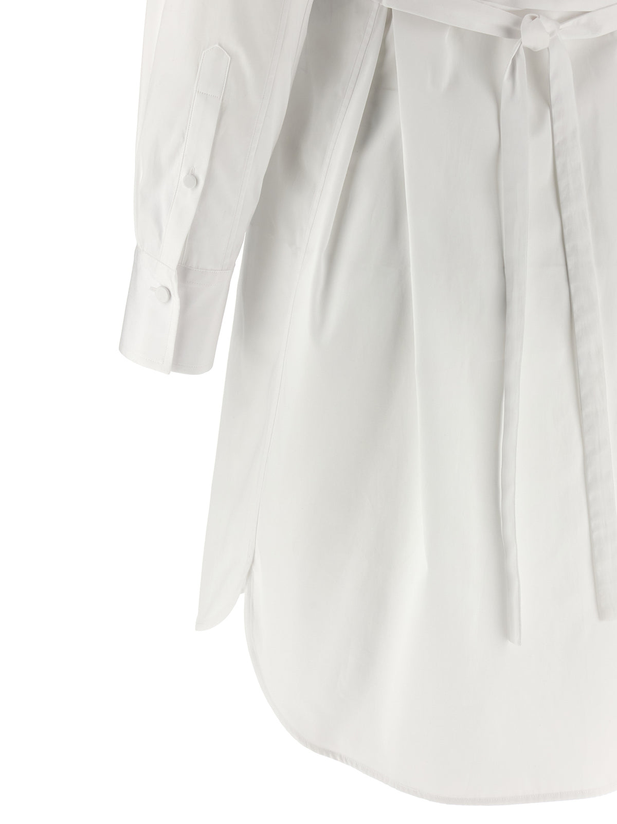 Alexander McQueen | White Cotton Midi Dress