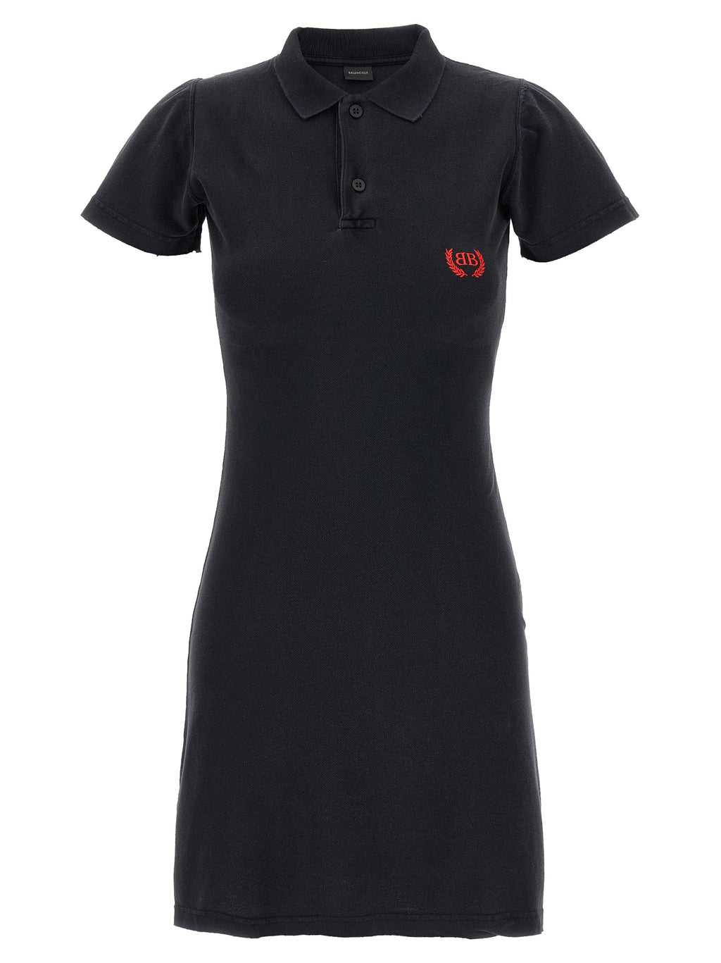 Balenciaga | Black Cotton Short Dress