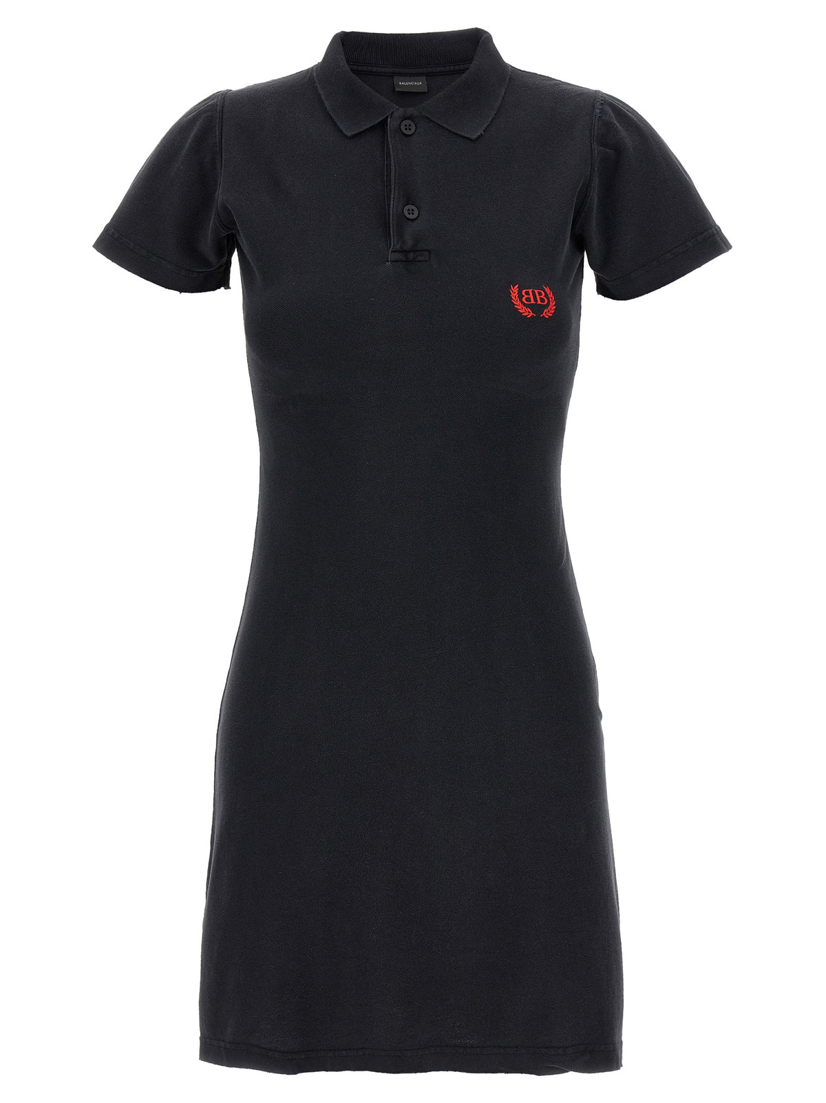 Balenciaga | Black Cotton Short Dress