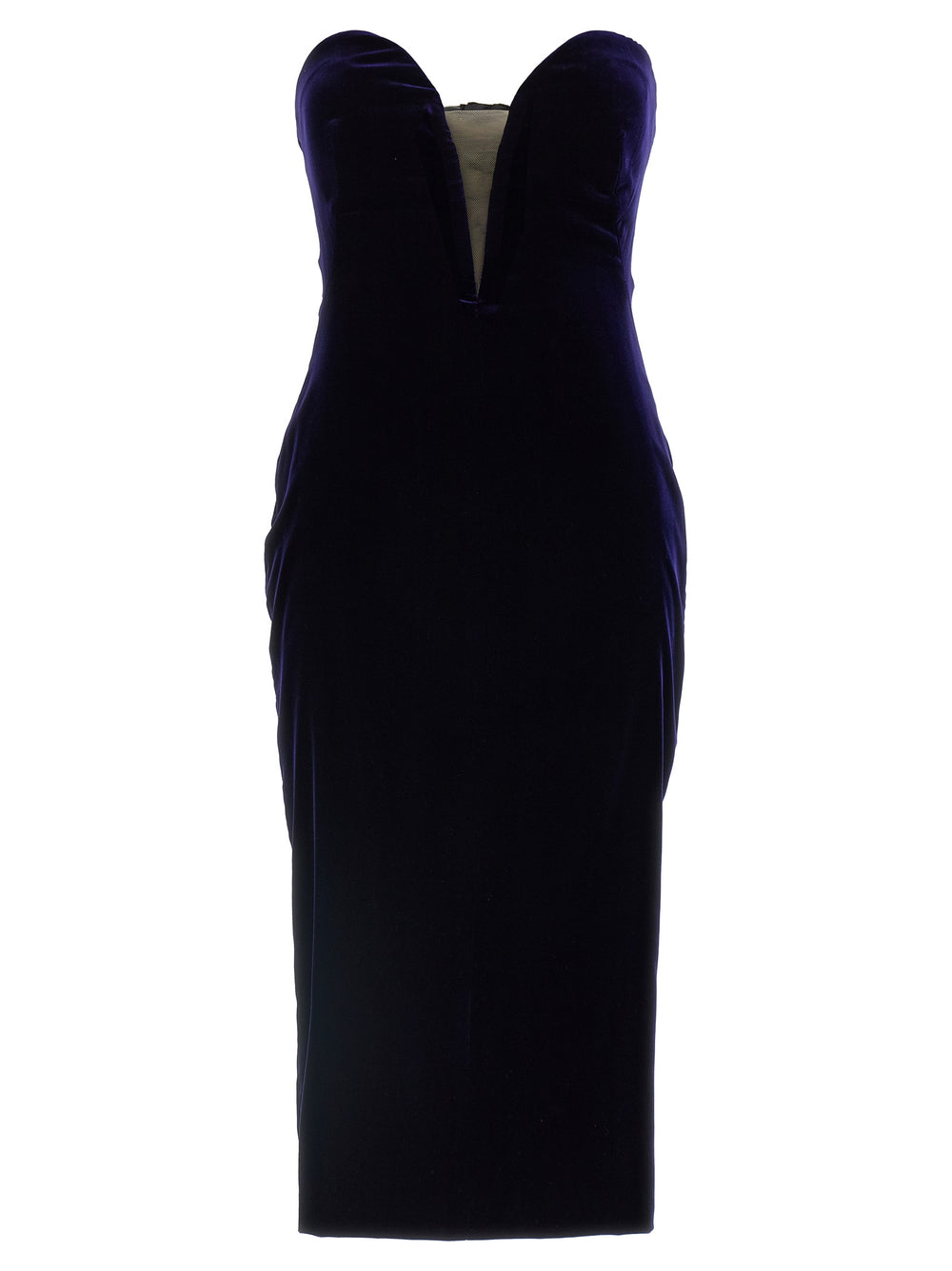 Tom Ford | Blue Viscose Midi Dress
