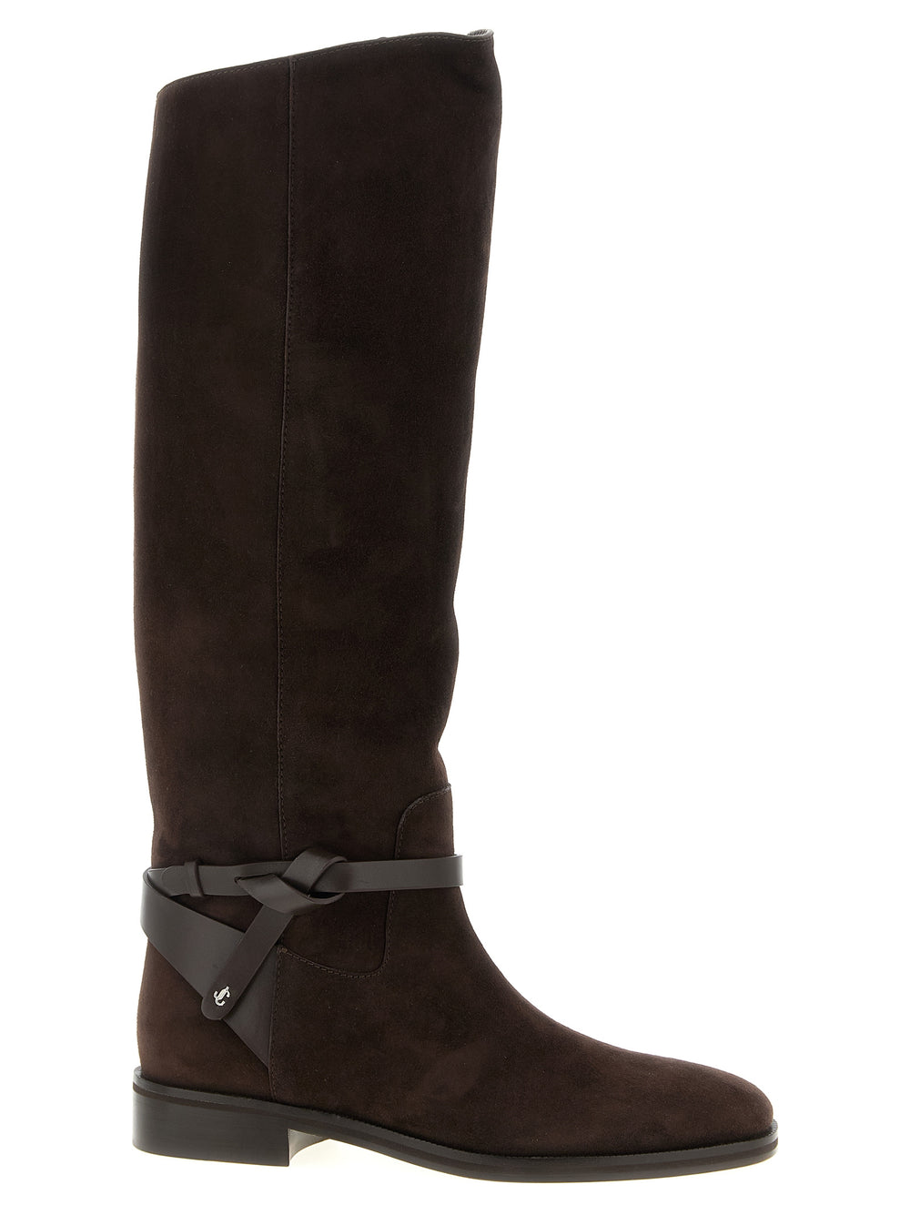 Jimmy Choo | Brown Leather Over The Knee
