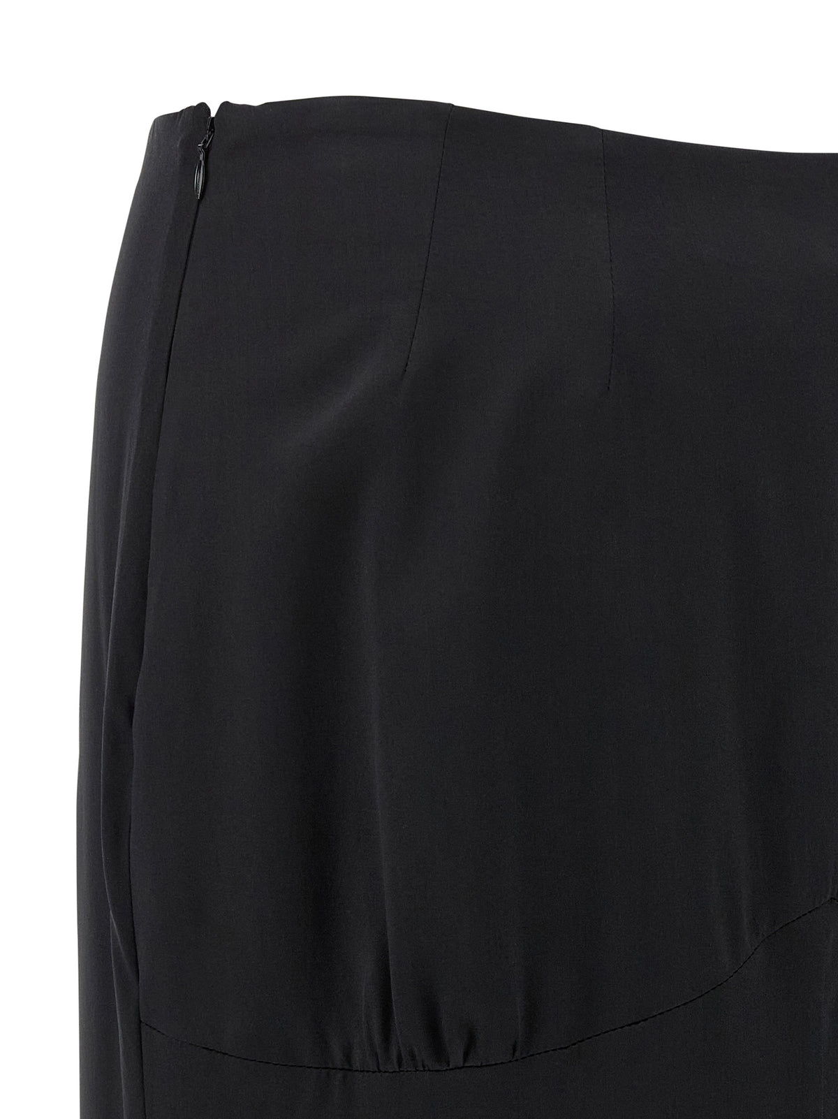 Armarium | Black Silk Mini Skirt