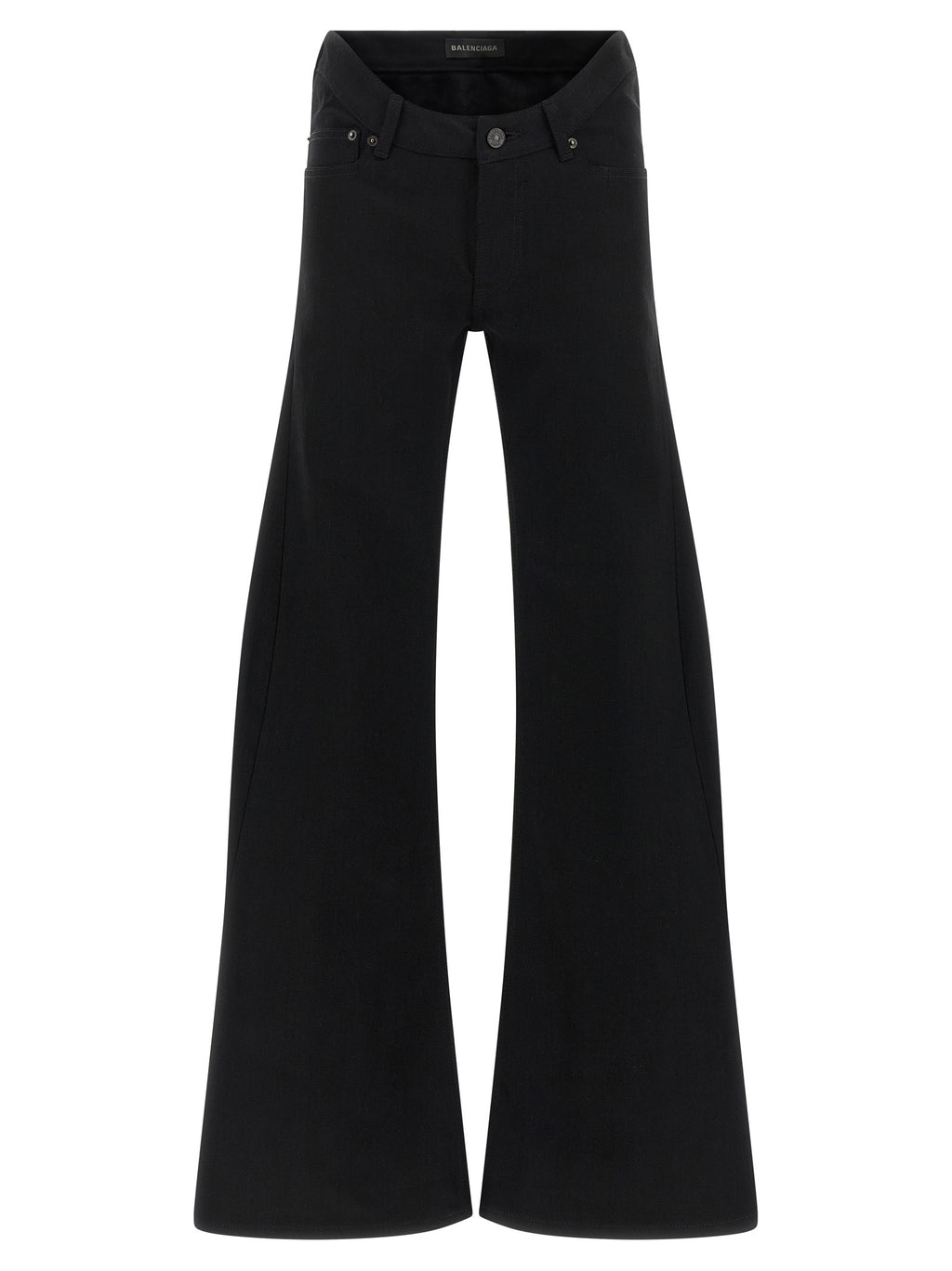 Balenciaga | Black Cotton Flared Jeans