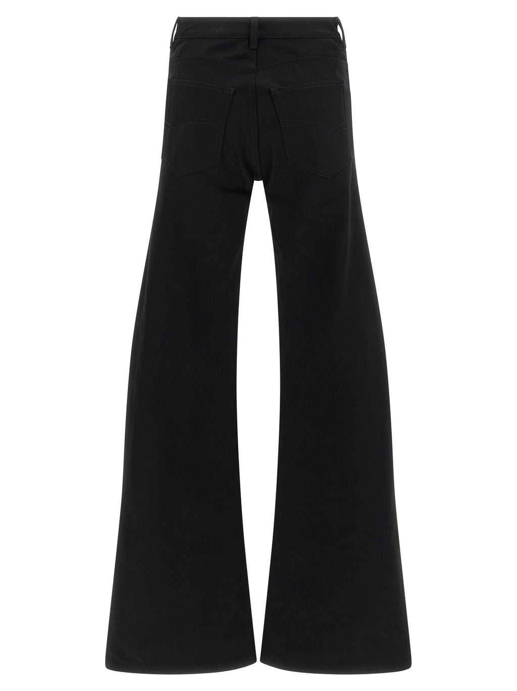 Balenciaga | Black Cotton Flared Jeans