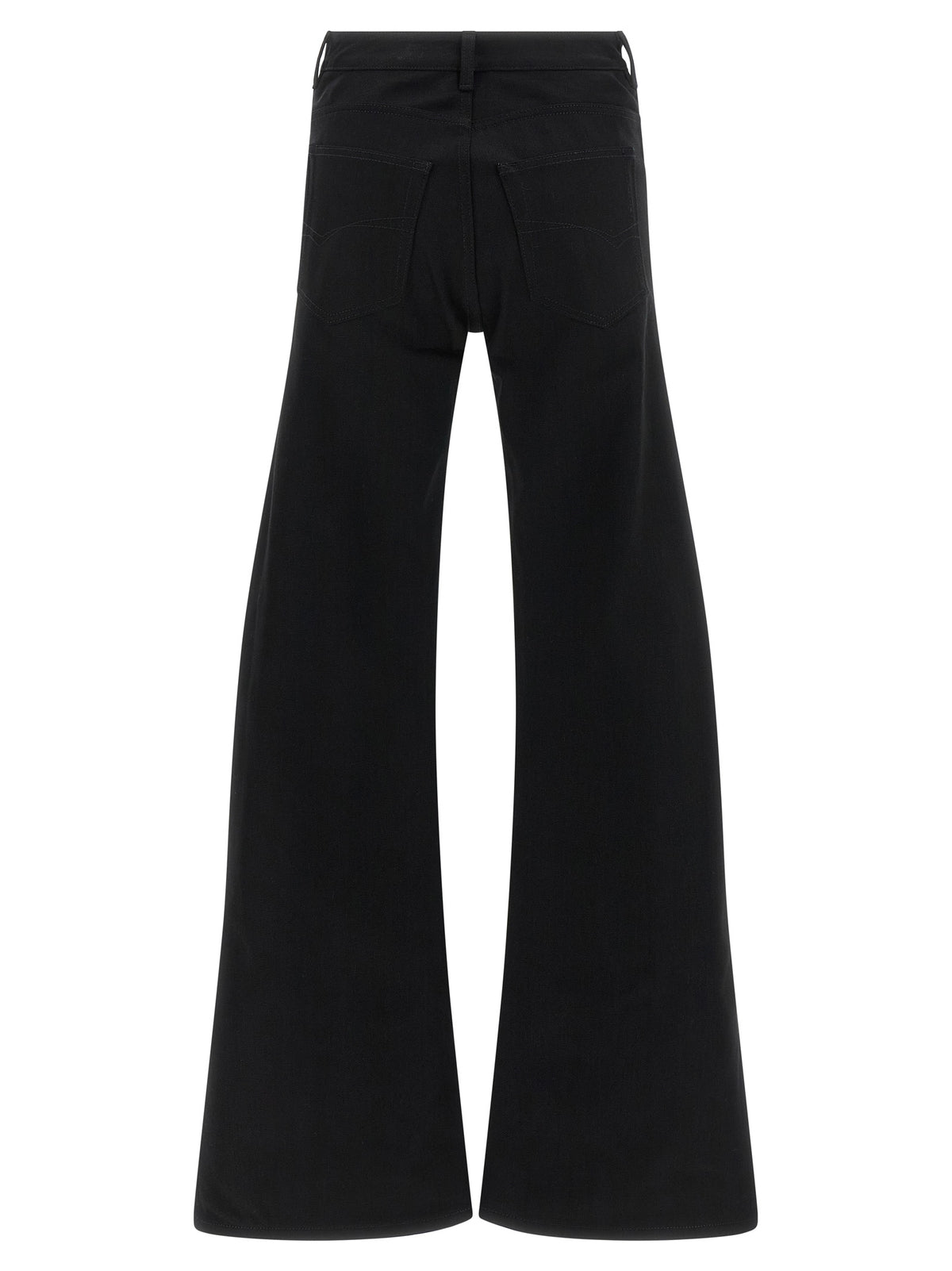 Balenciaga | Black Cotton Flared Jeans