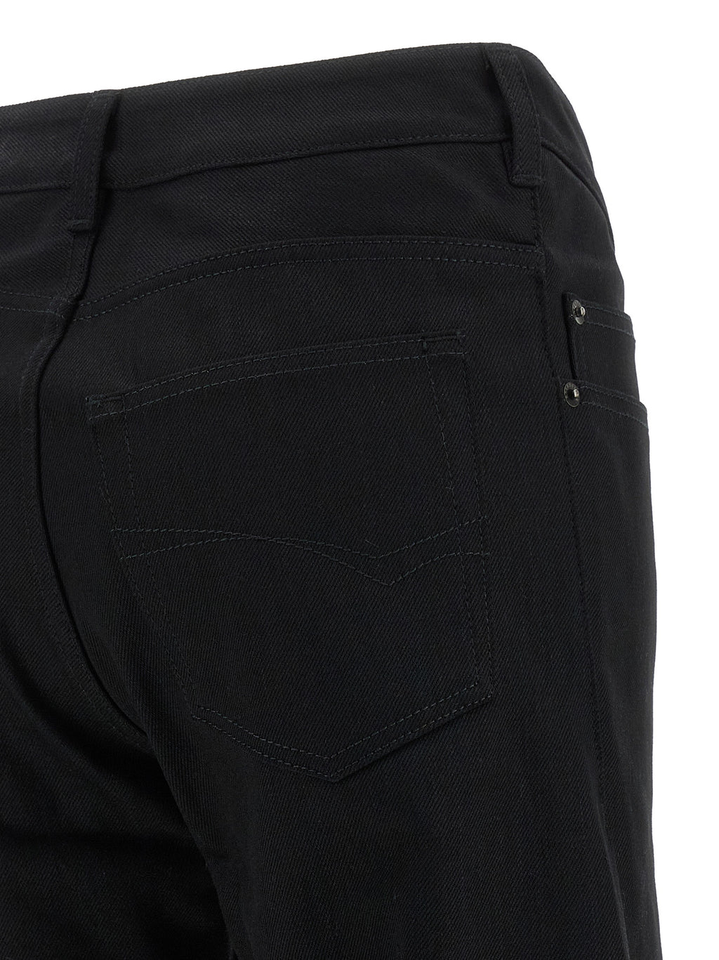 Balenciaga | Black Cotton Flared Jeans