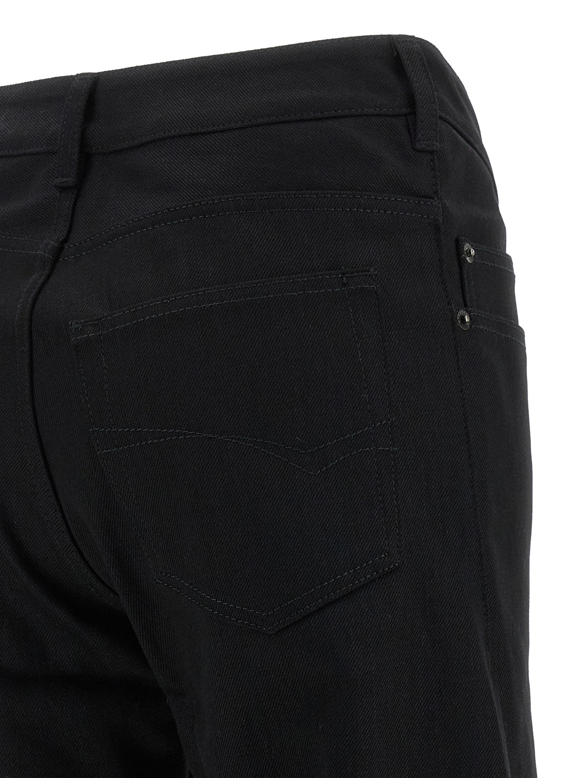 Balenciaga | Black Cotton Flared Jeans