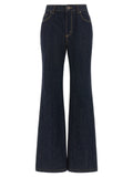 Alexander McQueen | Blue Cotton Flared Jeans