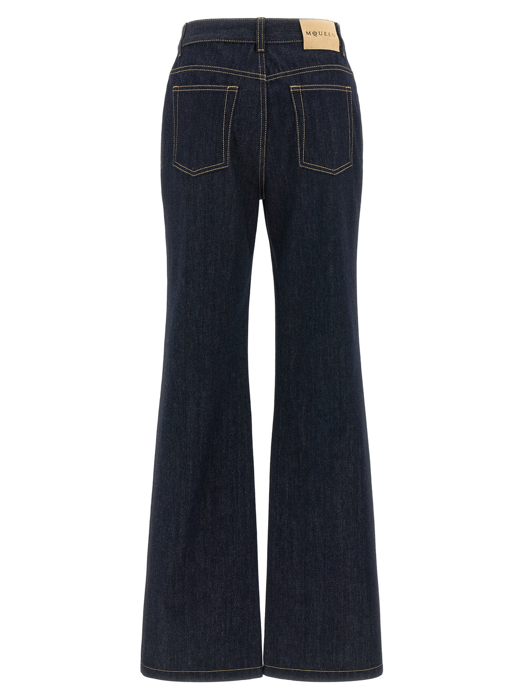 Alexander McQueen | Blue Cotton Flared Jeans
