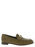Fendi | Bicolor Lamb Leather Slip-On Loafers