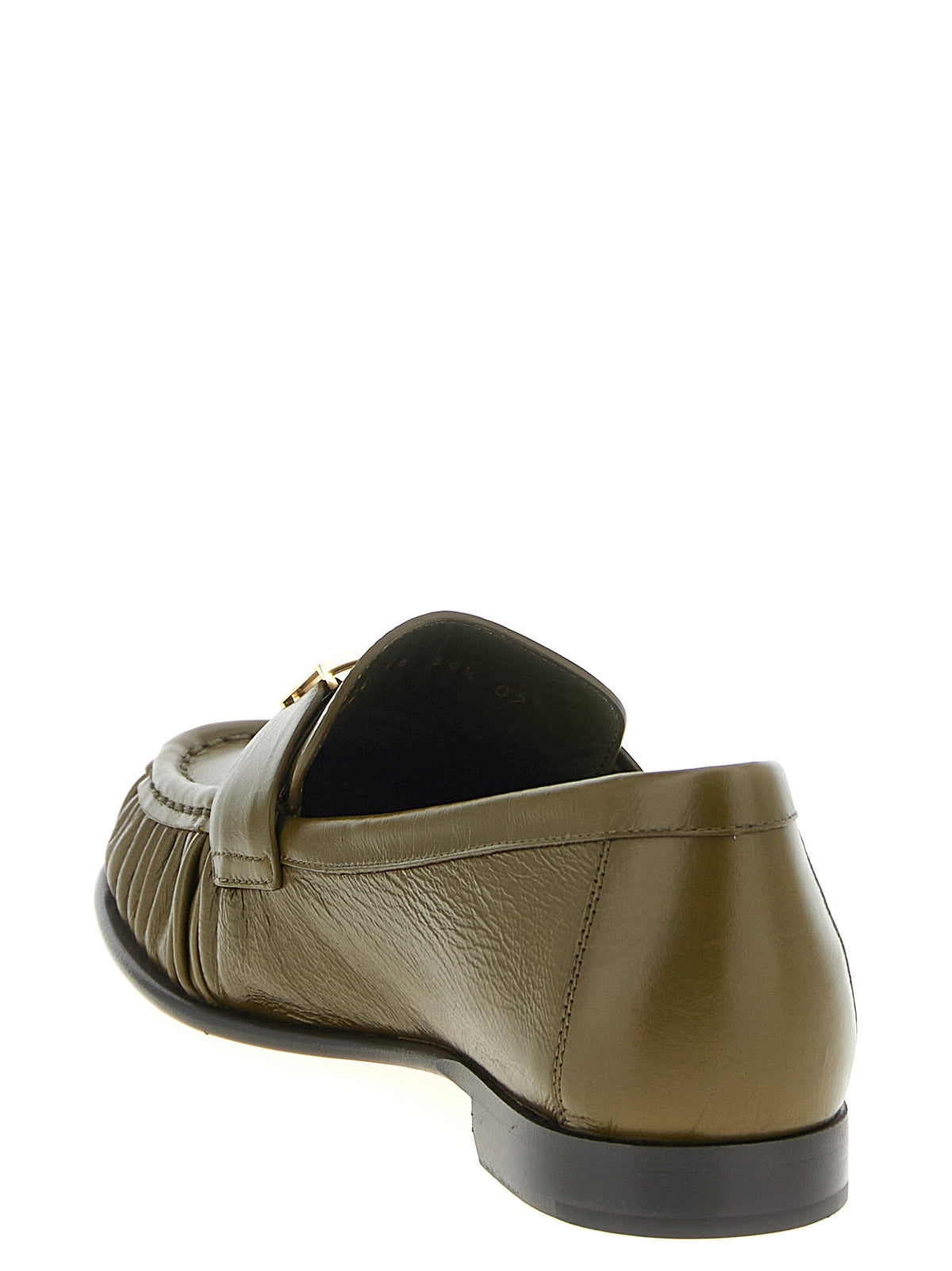 Fendi | Bicolor Lamb Leather Slip-On Loafers