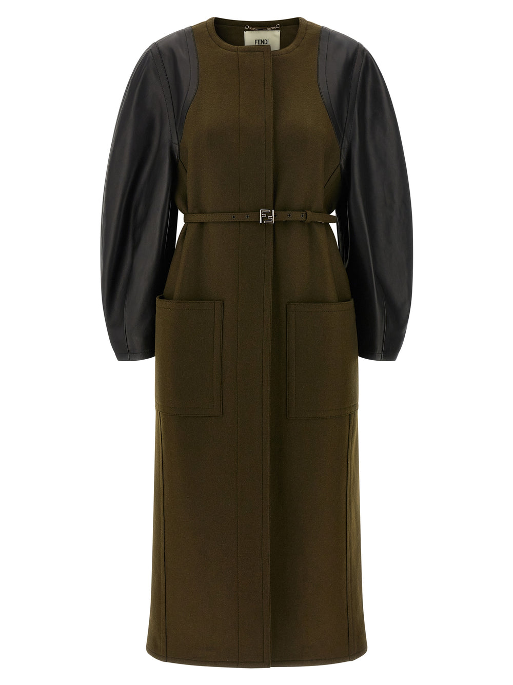 Fendi | Bicolor Viscose Coat