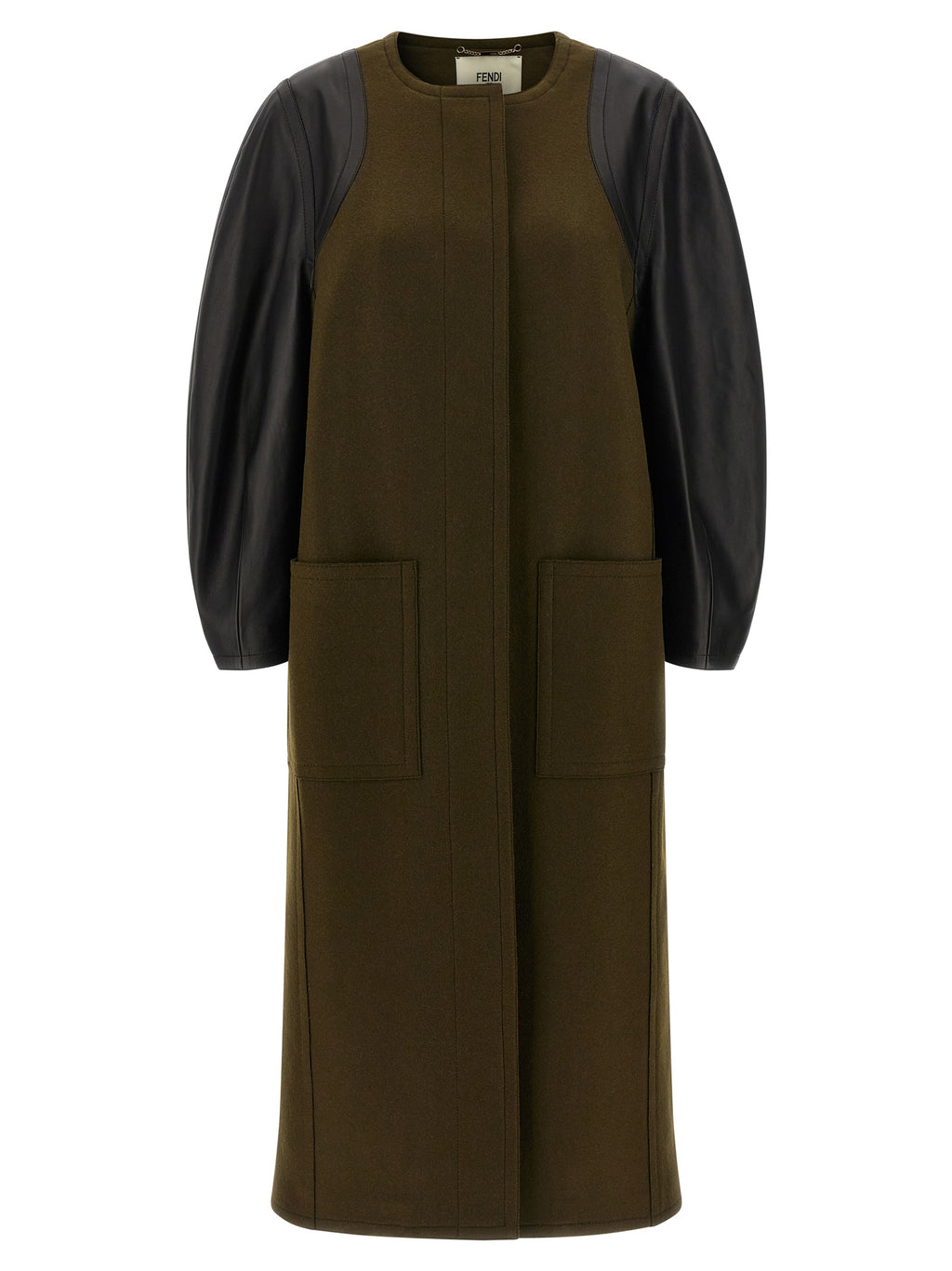 Fendi | Bicolor Viscose Coat