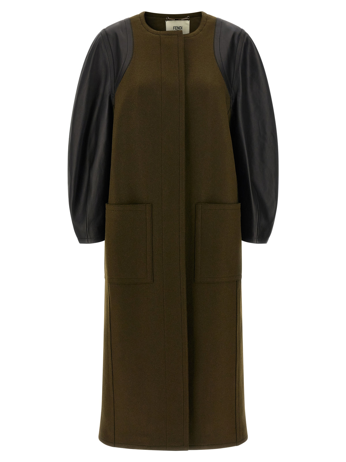 Fendi | Bicolor Viscose Coat