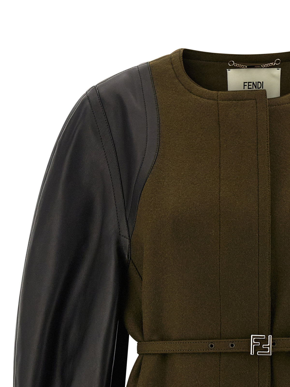 Fendi | Bicolor Viscose Coat