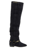 Isabel Marant | Black Calfskin Over The Knee