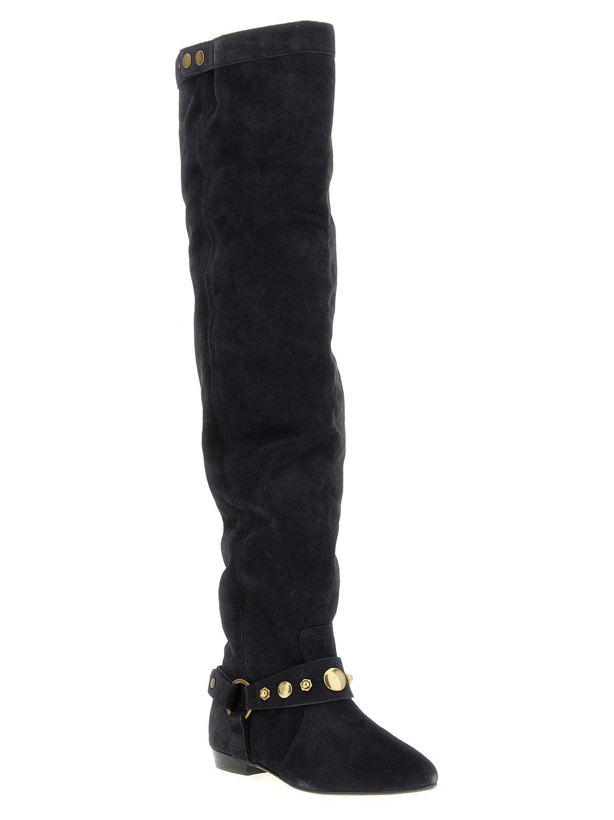 Isabel Marant | Black Calfskin Over The Knee