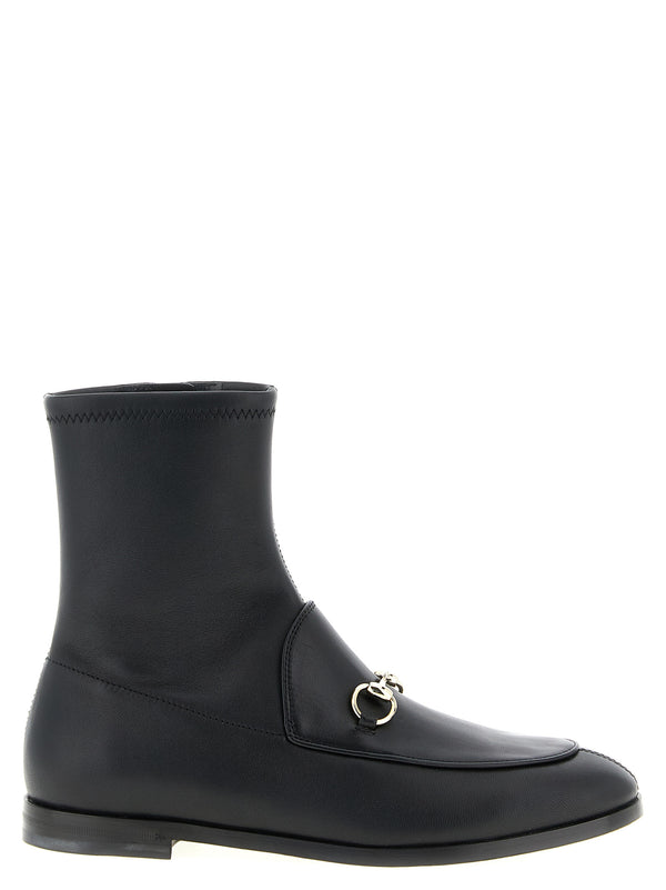 Gucci | Black Lamb Leather Ankle Boots