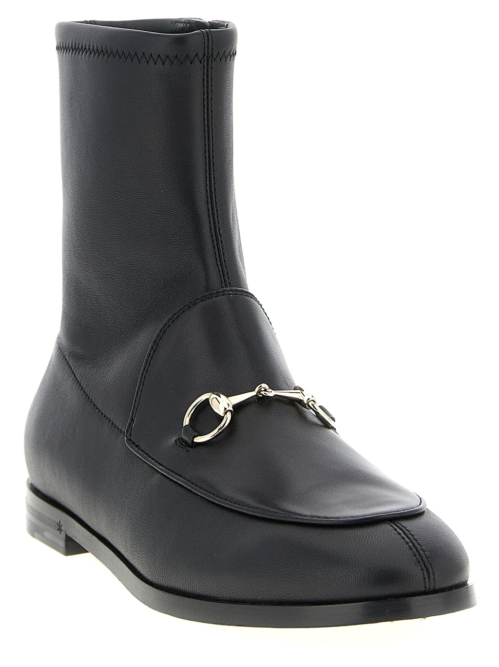 Gucci | Black Lamb Leather Ankle Boots