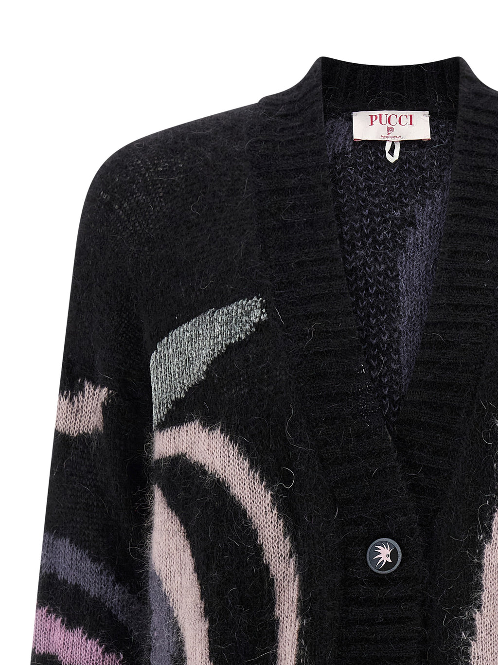 Emilio Pucci | Black Wool Cardigan