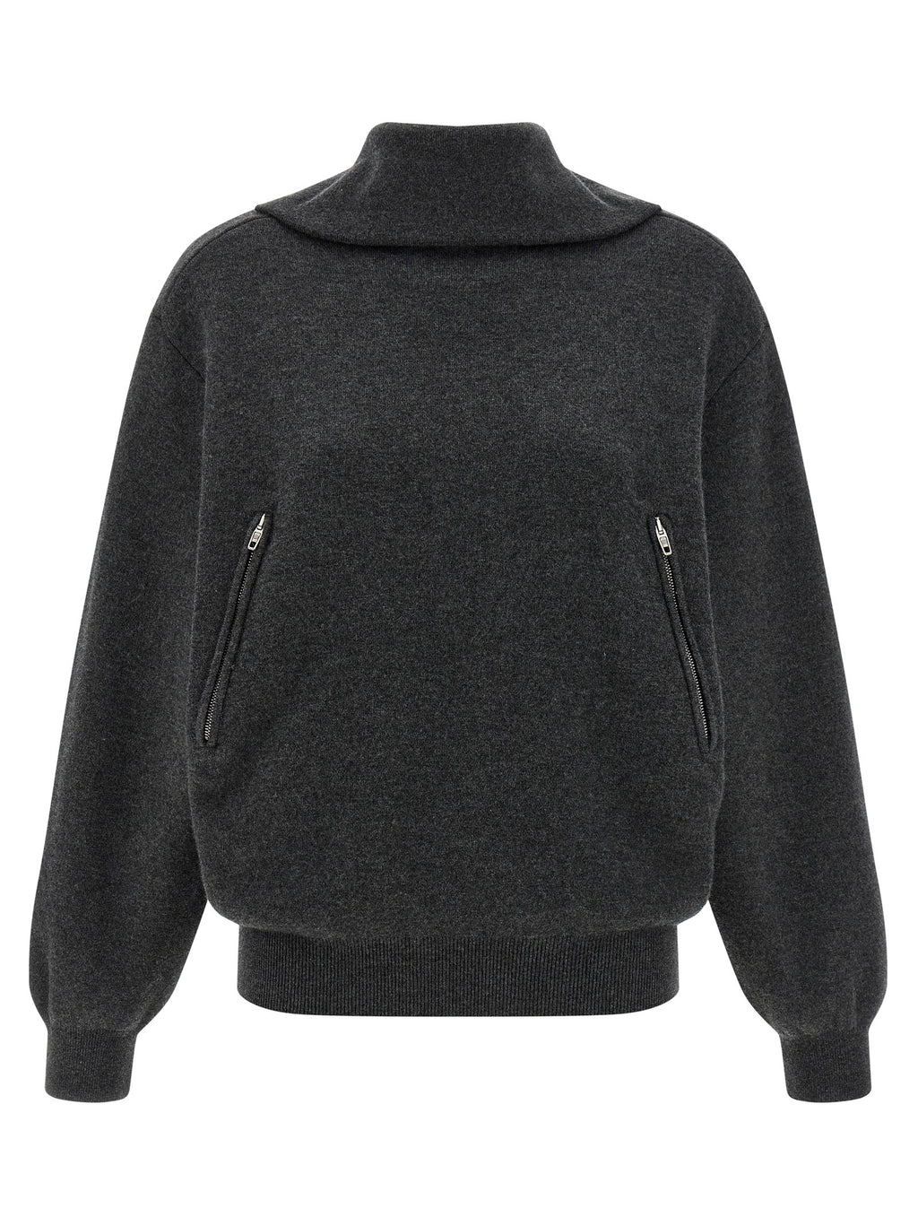 Balenciaga | Gray Wool Cardigan