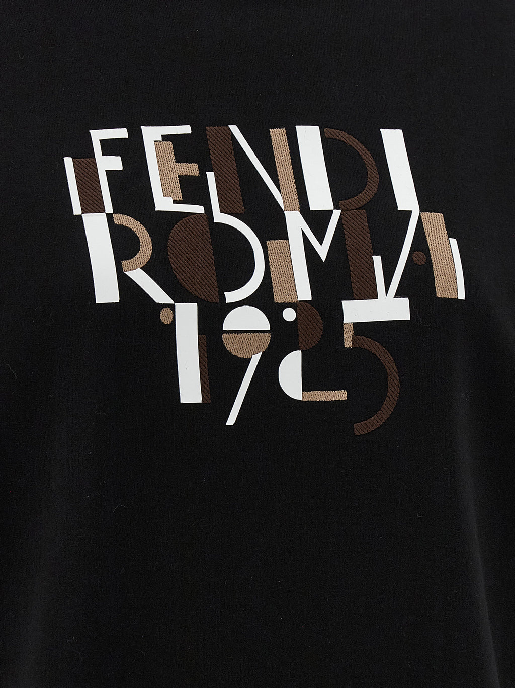 Fendi | Black Cotton Sweatshirt