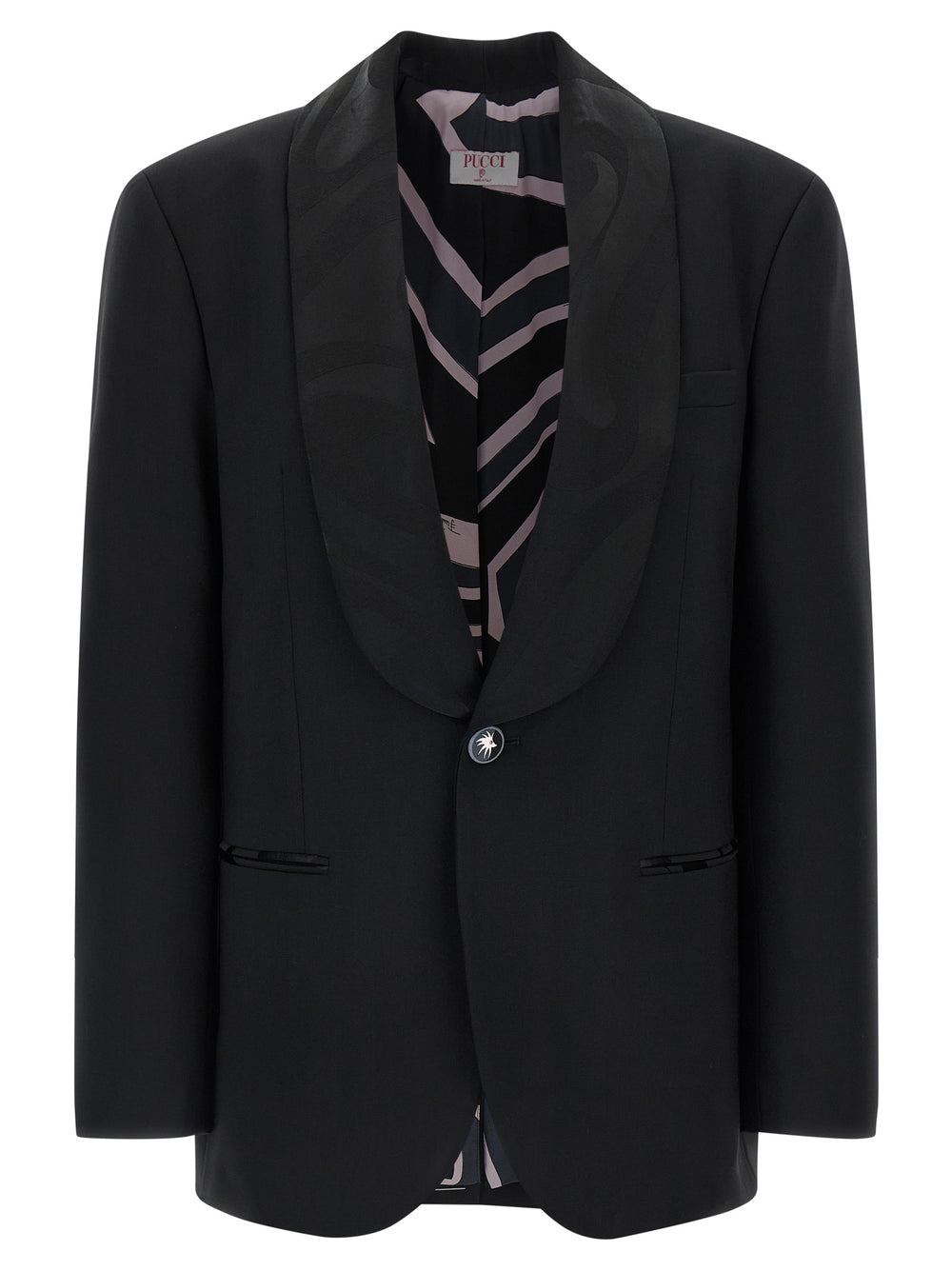 Emilio Pucci | Black Virgin Wool Blazer