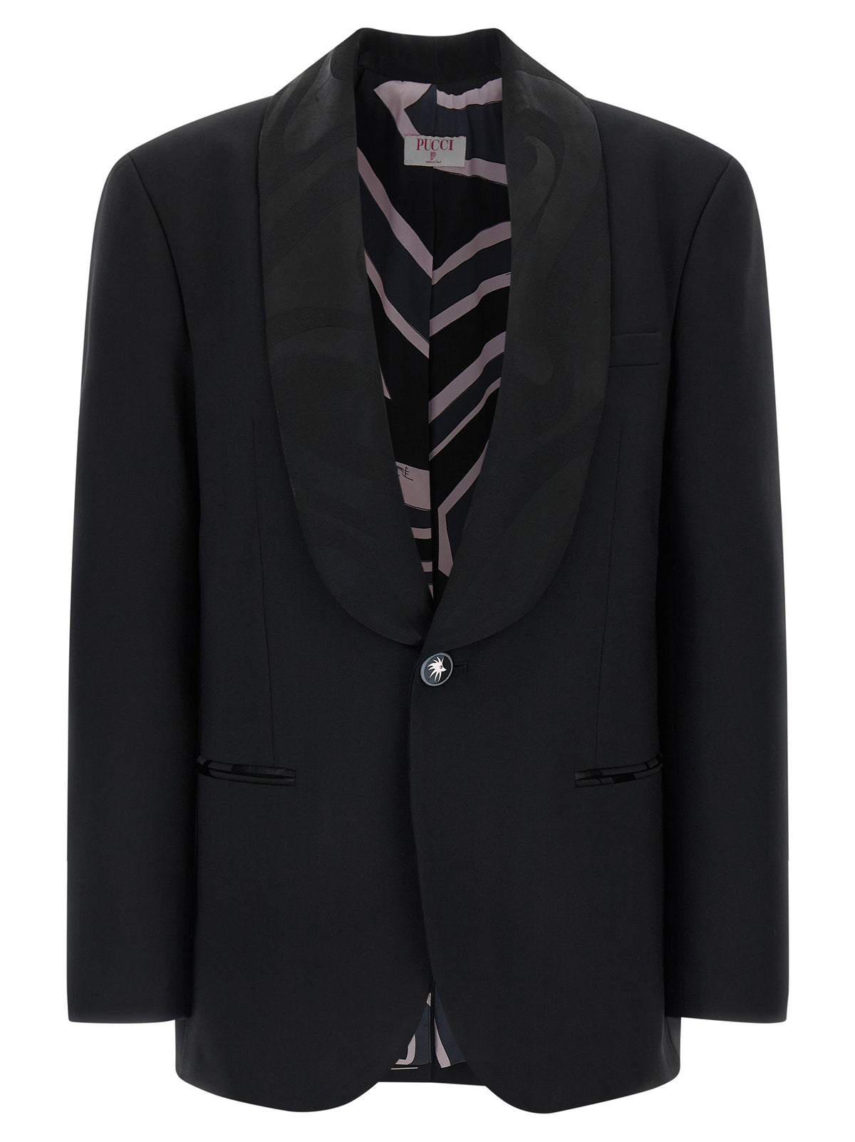 Emilio Pucci | Black Virgin Wool Blazer