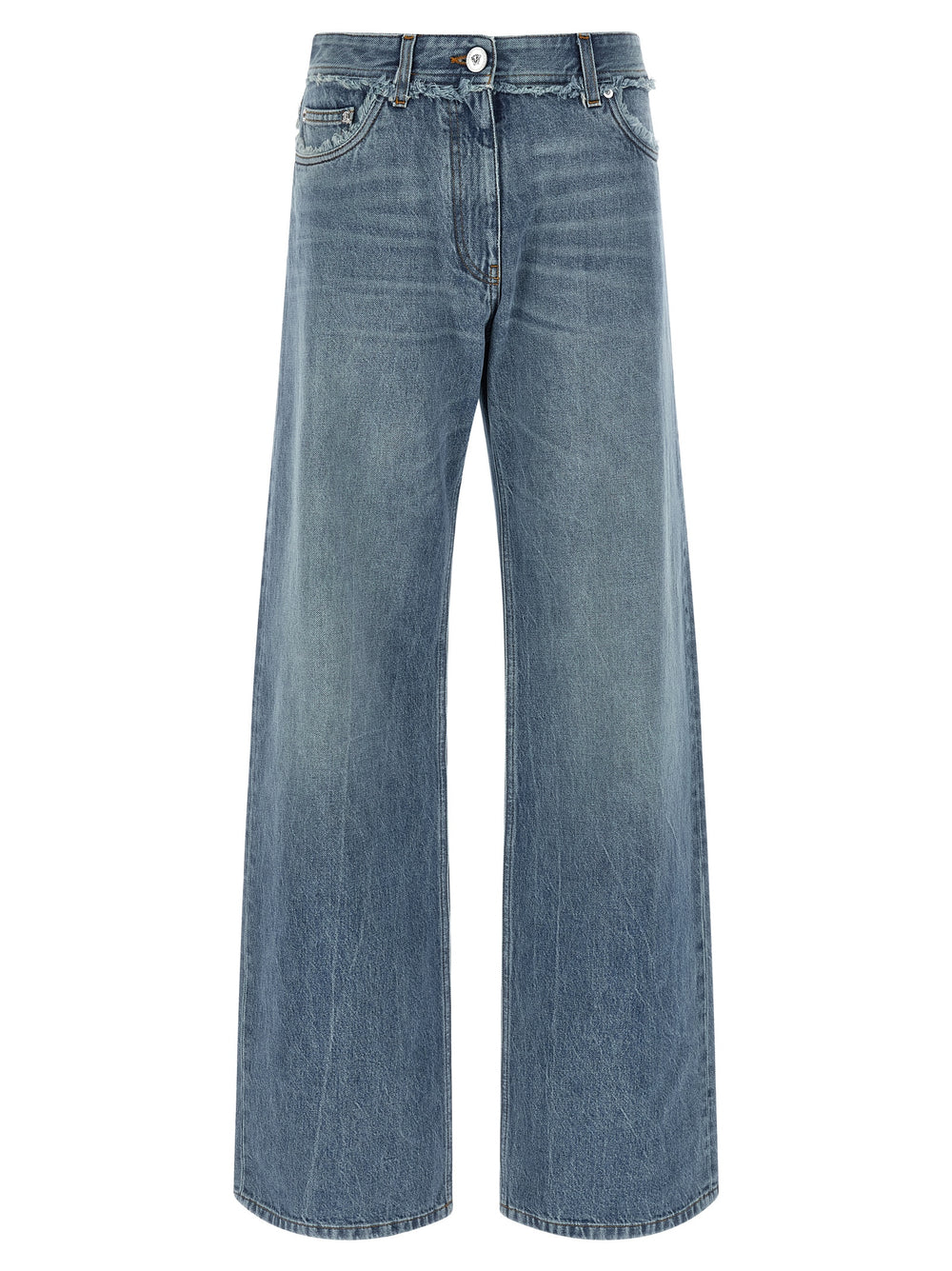 Versace | Blue Cotton Boyfriend Jeans