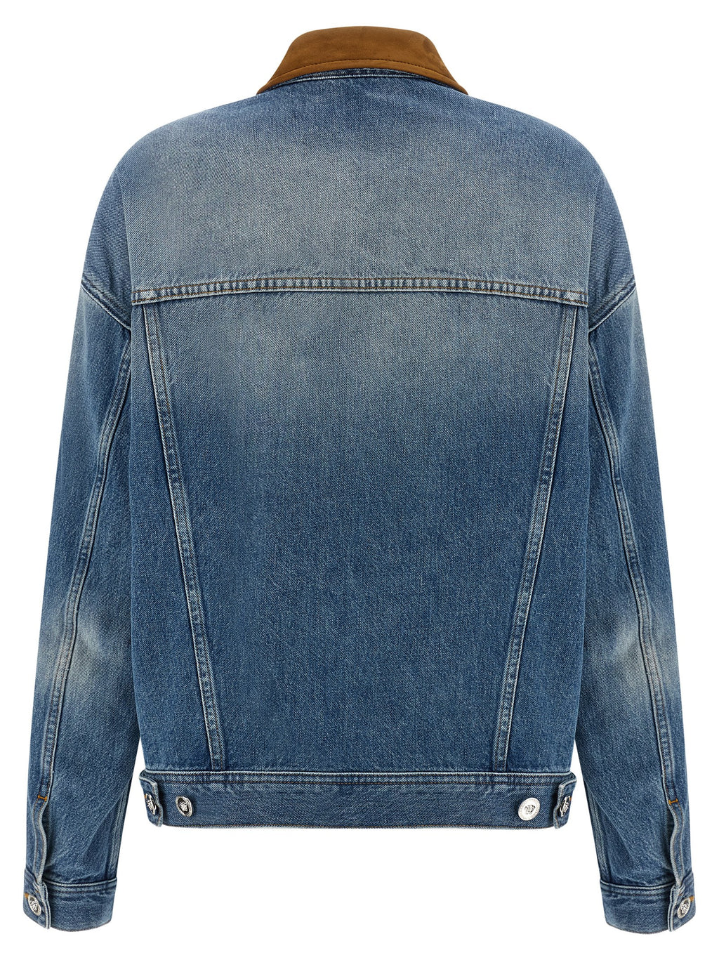 Versace | Blue Cotton Denim Jacket