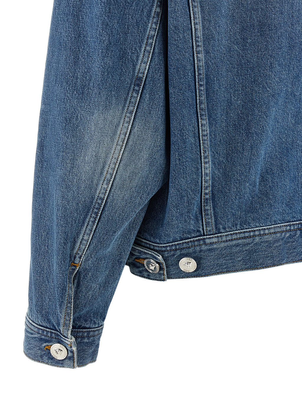 Versace | Blue Cotton Denim Jacket