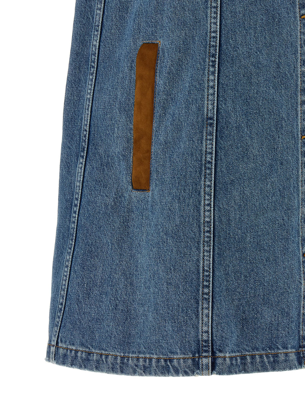 Versace | Blue Cotton Short Dress