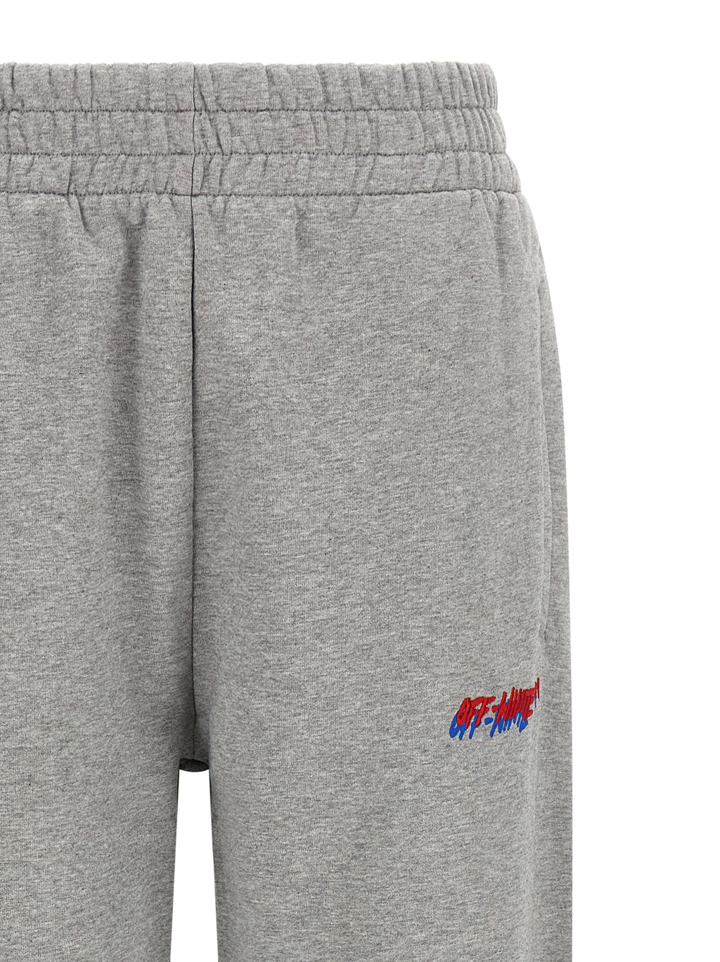 Off-White | Gray Cotton Joggers (Workout Pants)
