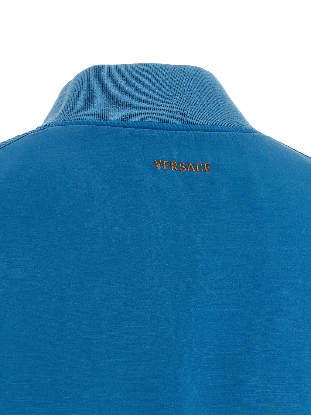 Versace | Blue Silk Bomber