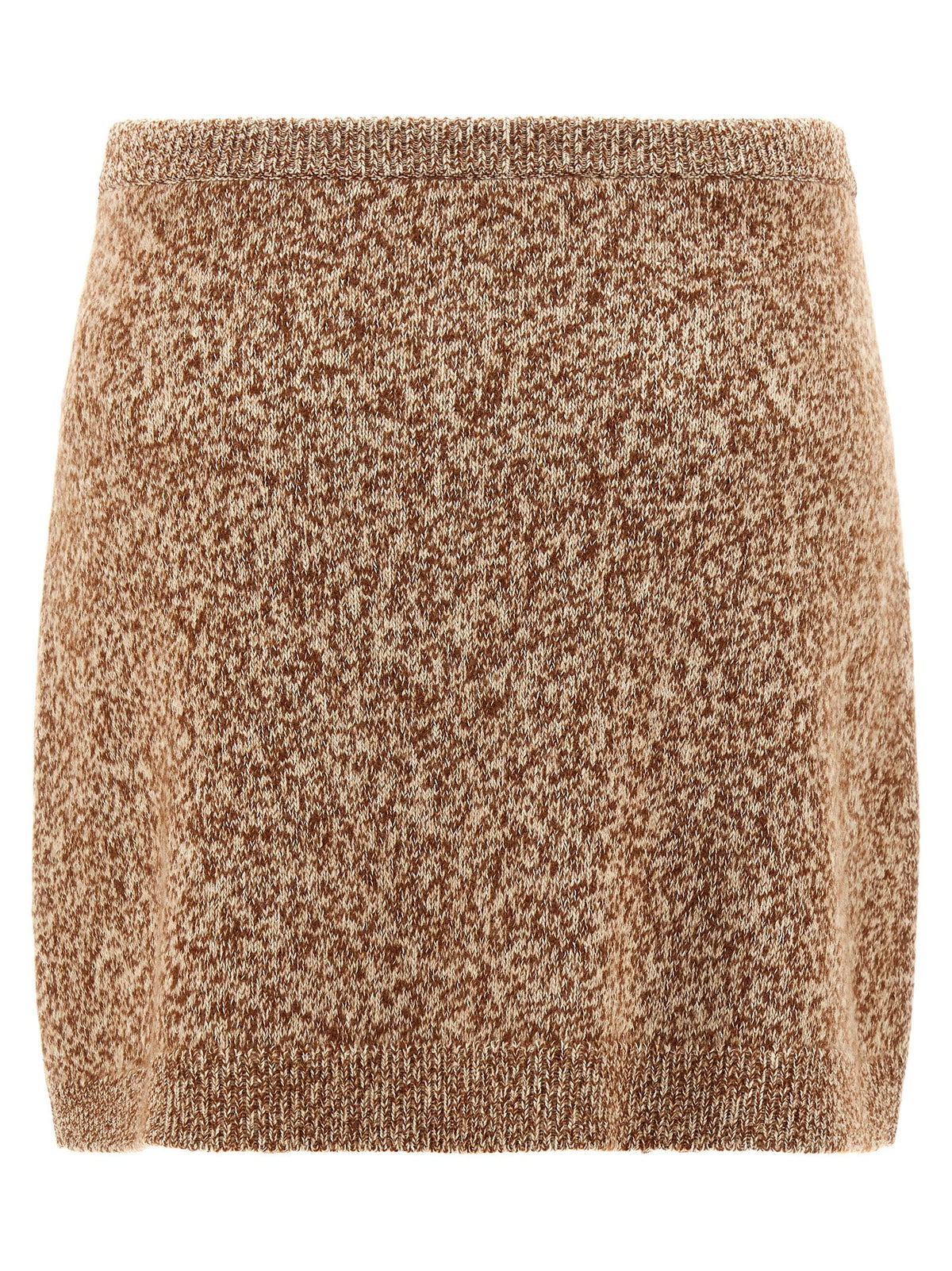 Versace | Multicolor Virgin Wool Long Skirt