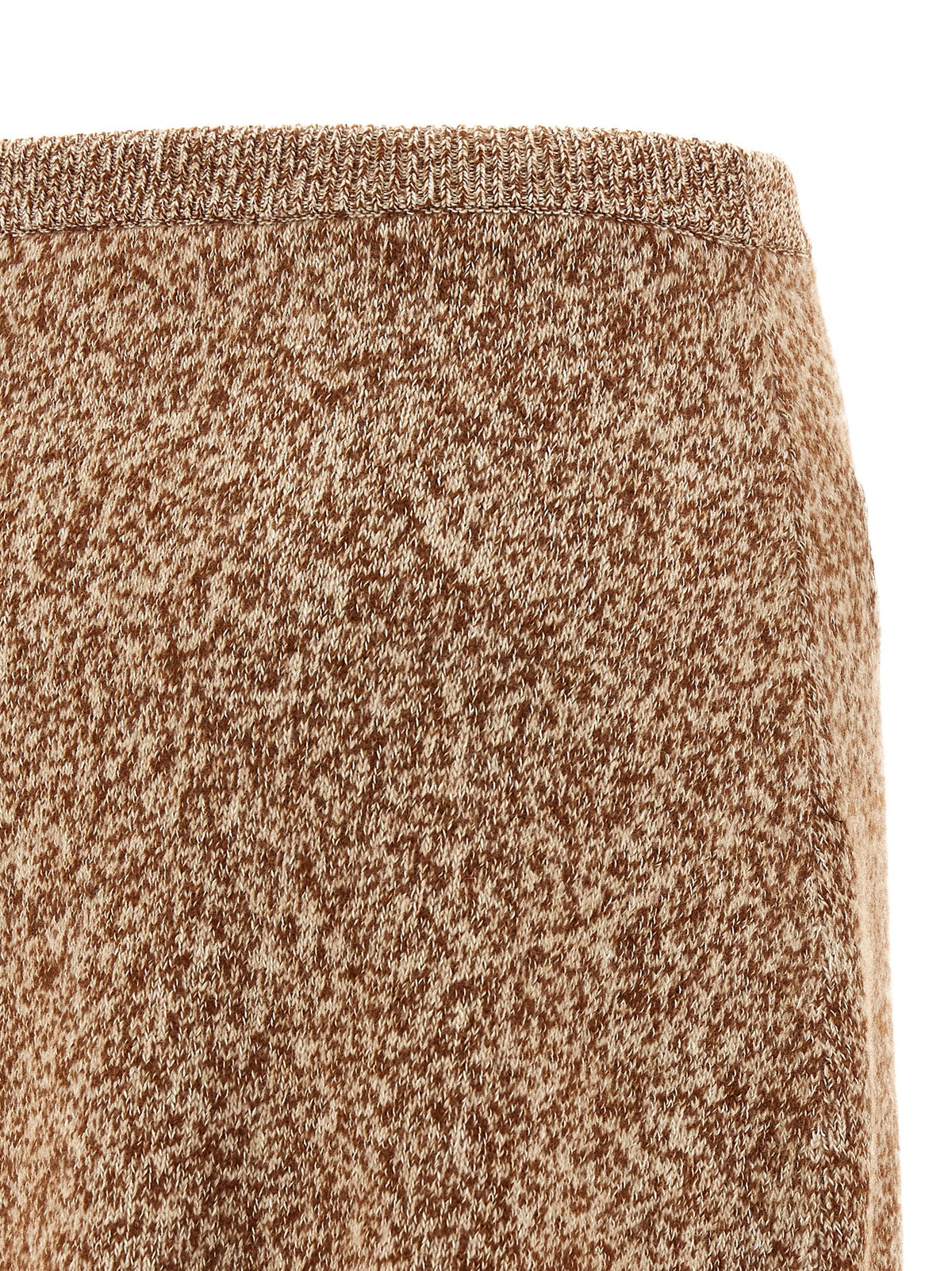 Versace | Multicolor Virgin Wool Long Skirt