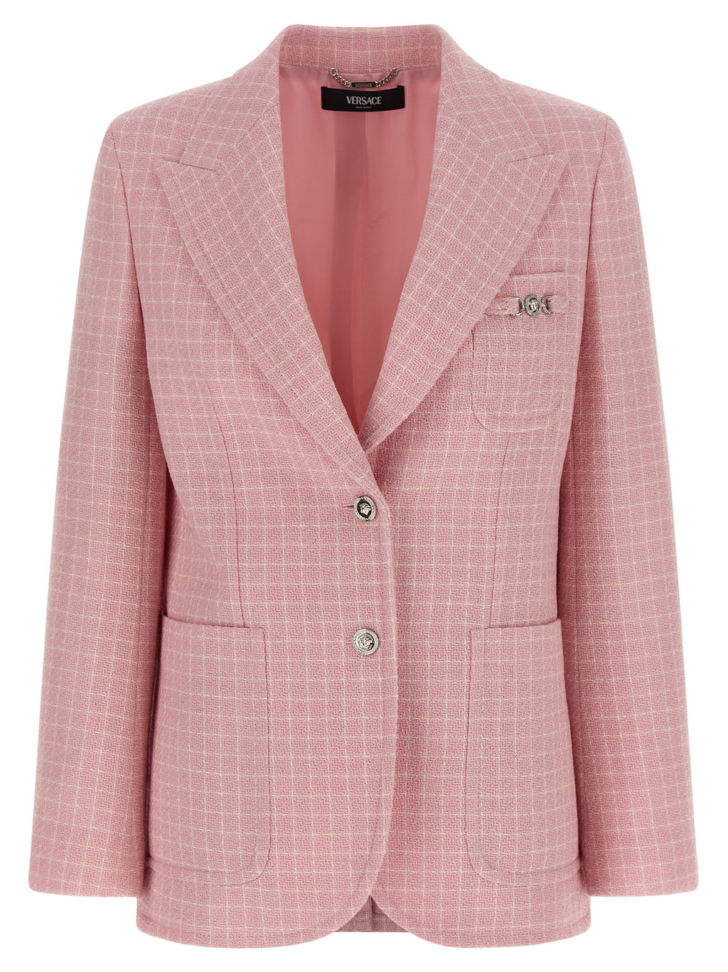Versace | Multicolor Virgin Wool Blazer