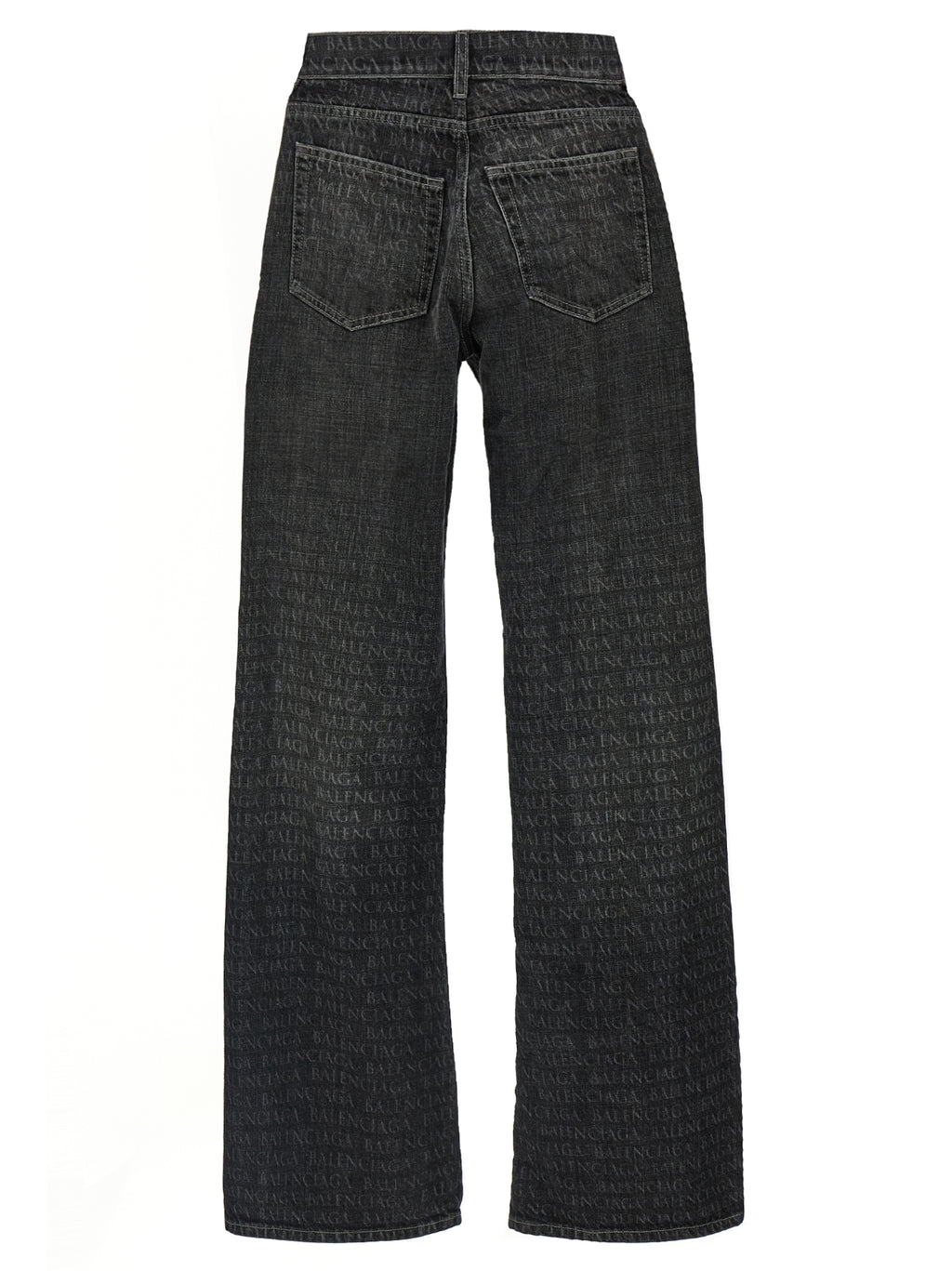 Balenciaga | Black Cotton Flared Jeans