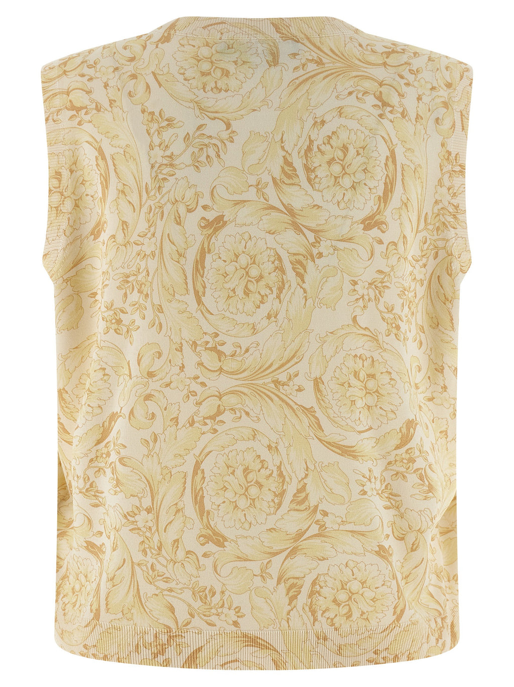 Versace | Multicolor Silk Sleeveless Jacket
