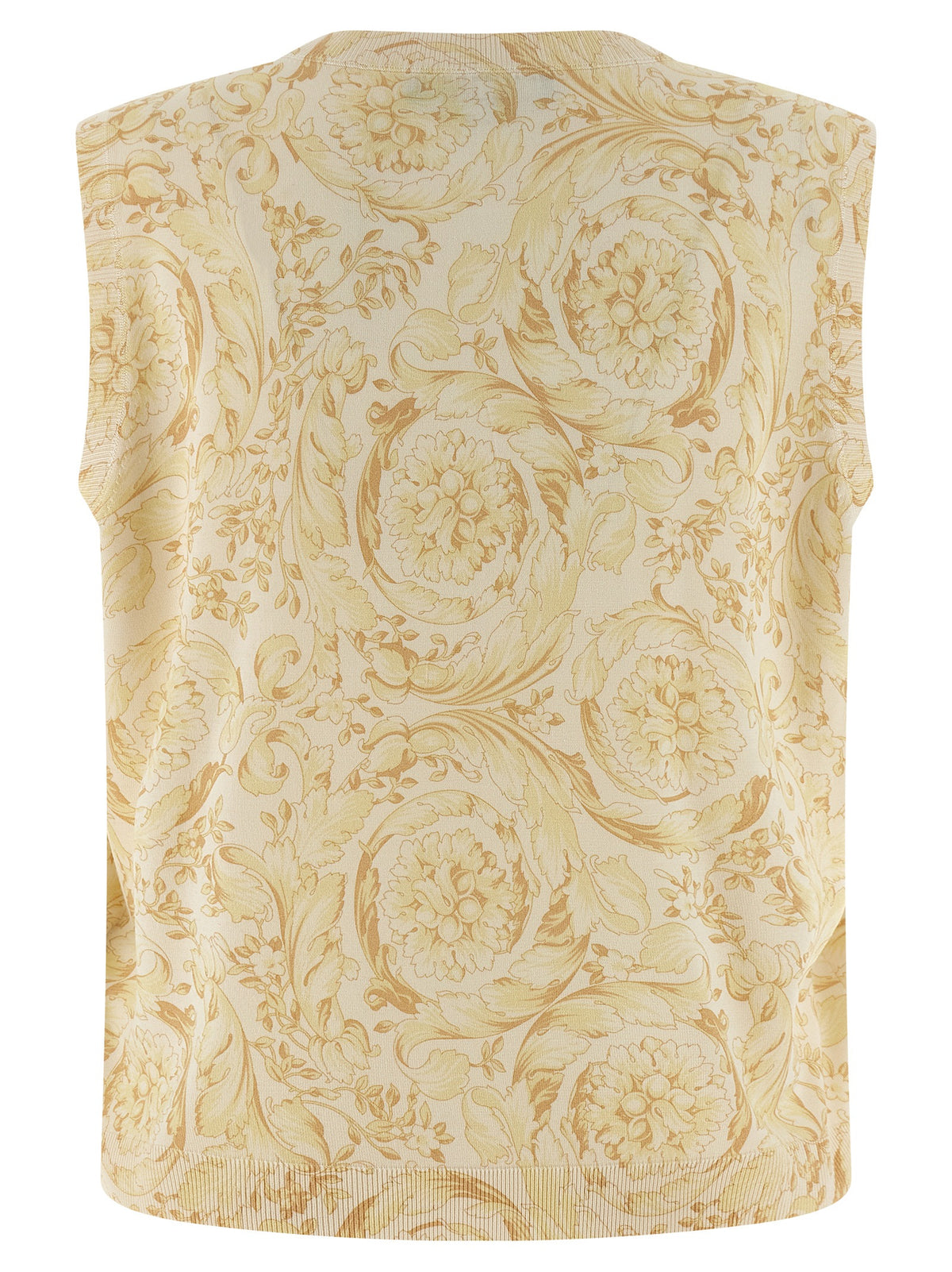 Versace | Multicolor Silk Sleeveless Jacket
