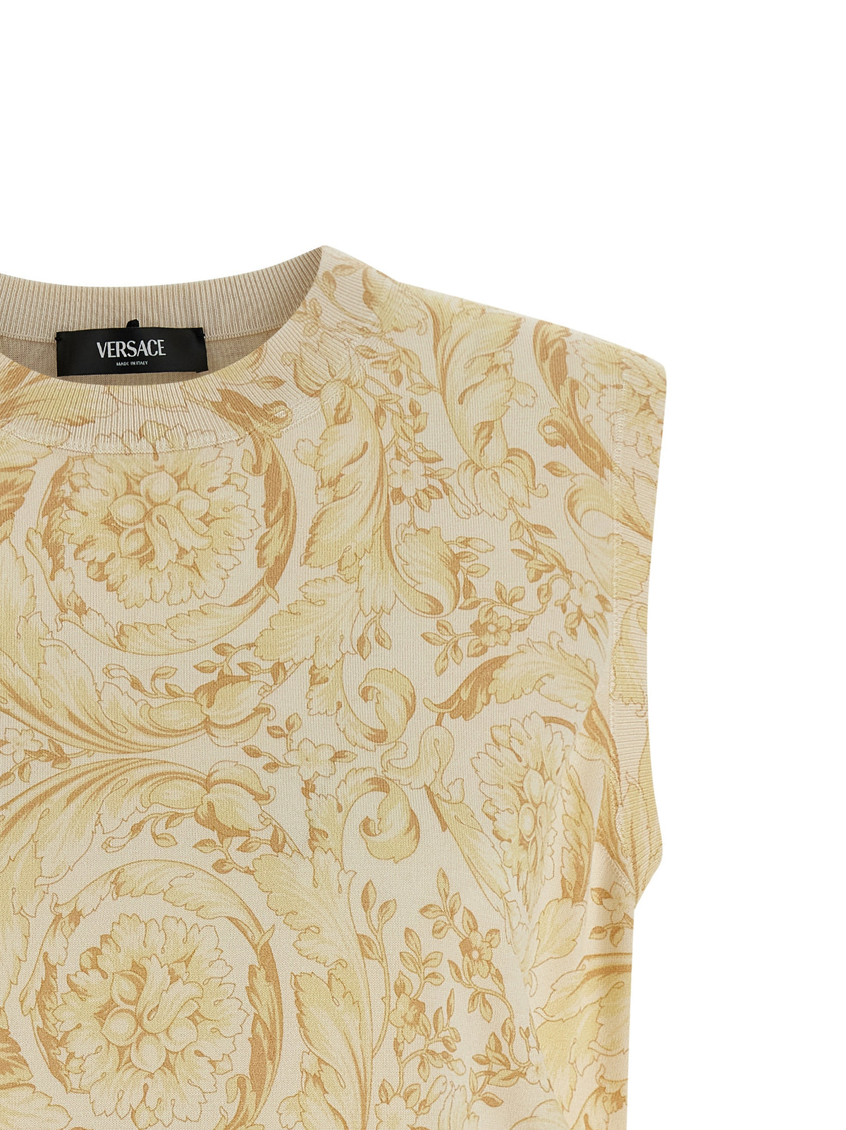 Versace | Multicolor Silk Sleeveless Jacket