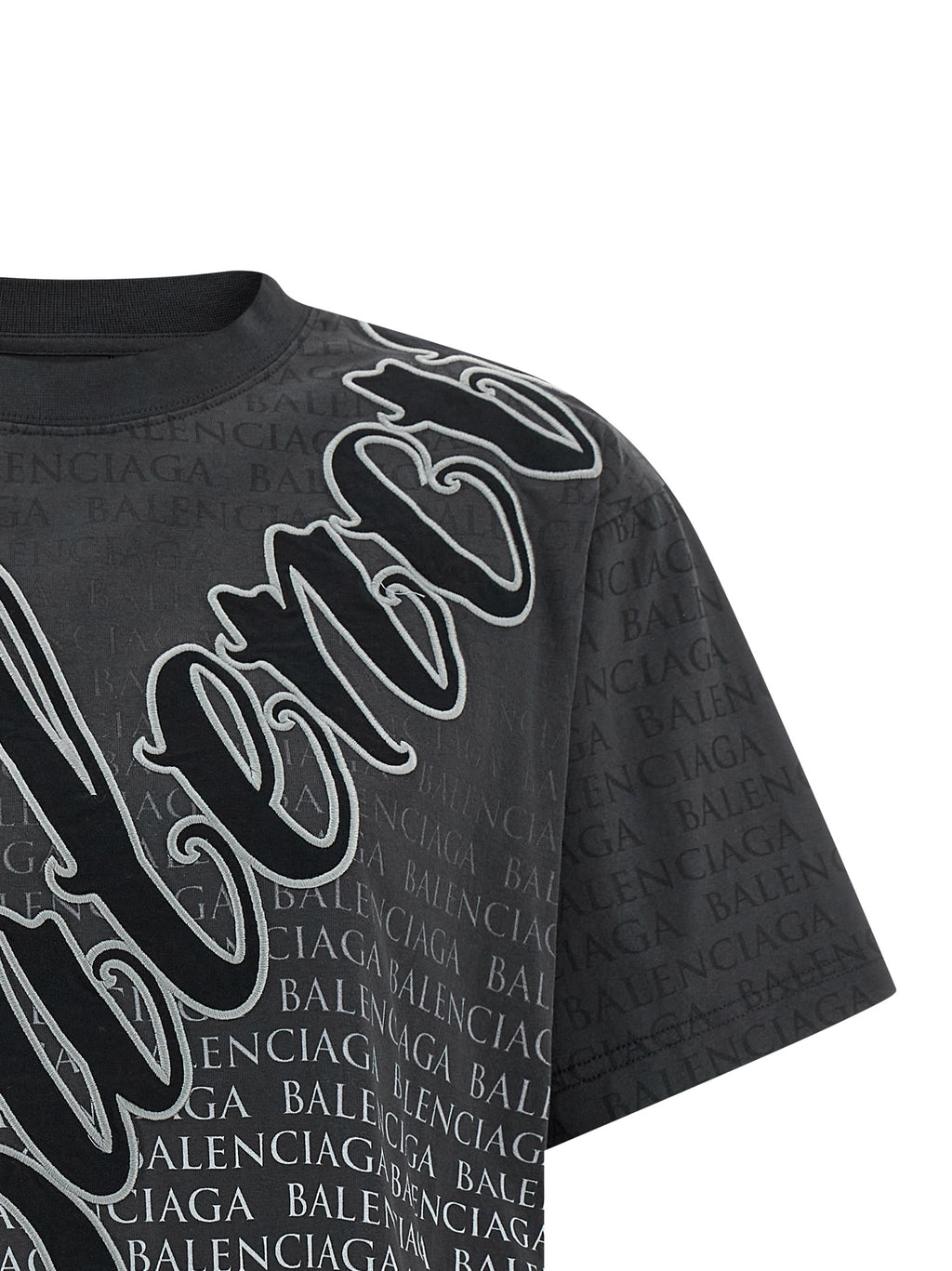 Balenciaga | Black Cotton T-Shirt