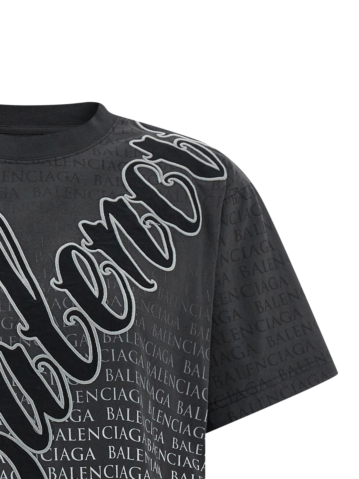 Balenciaga | Black Cotton T-Shirt