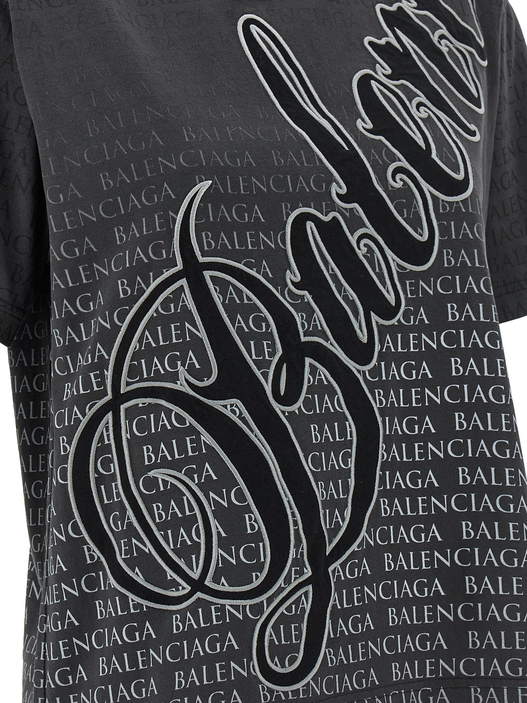 Balenciaga | Black Cotton T-Shirt