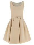 Fendi | Multicolor Wool Short Dress